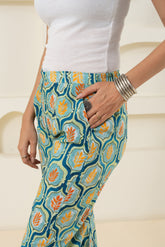 Grid Buti Printed Pure Cotton Pant GulaboSitabo