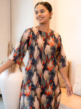 Notched Neck Printed Pure Cotton Straight Kurta Set GulaboSitabo