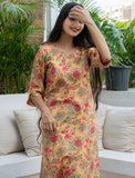 Sweetheart Neck with Curved Sleeve Kurta GulaboSitabo