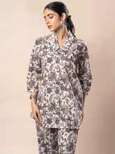 Off White Jaal Printed Pure Cotton Co-ord Set