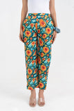 Sunflower Printed Straight Fit Pure Cotton Pant GulaboSitabo