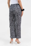 Abstract Printed Black Broad Fit Pure Cotton Pant GulaboSitabo
