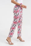 Pink Floral Printed Relaxed Fit Pure Cotton Pant GulaboSitabo