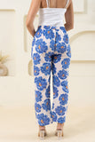 Off White Printed Pure Cotton Pant GulaboSitabo
