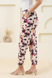 Off White Printed Pure Cotton Pant GulaboSitabo