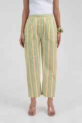 Stripe Printed Pure Cotton Pant GulaboSitabo