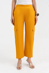 Chrome Pure Cotton Solid Cargo Pant GulaboSitabo
