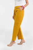 Mustard Pure Cotton Solid Cargo Pant GulaboSitabo