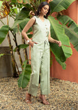 Pista Green Pure Cotton Vest Co-ord Set GulaboSitabo