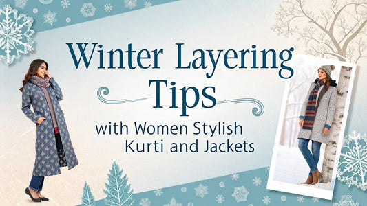 Winter Layering Tips with Women Stylish Kurti and Jackets