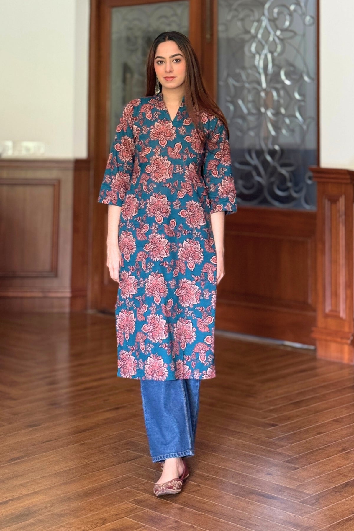 Sapphire Printed Pure Cotton Kurti