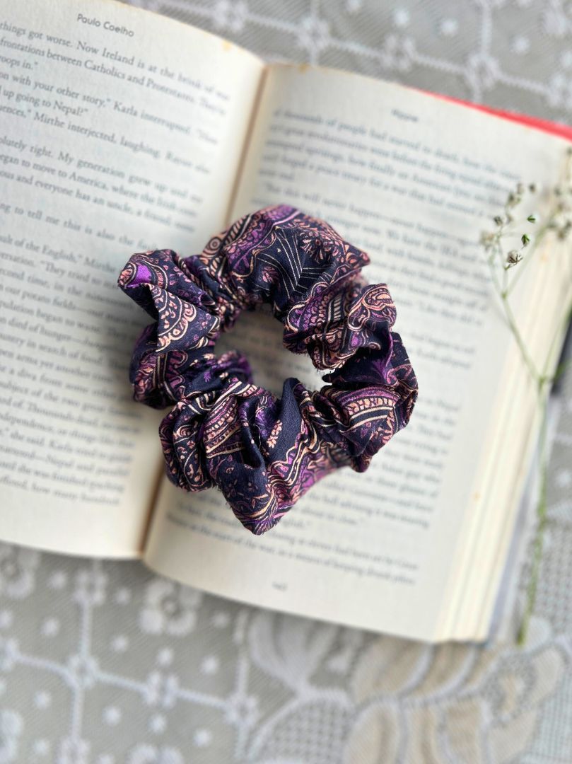 Assorted Printed Scrunchie (Three Pcs)