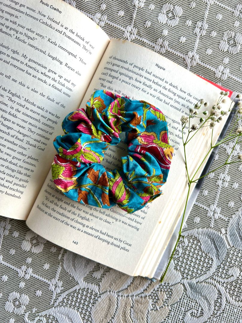 Assorted Printed Scrunchie (Twenty Pcs)