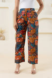 Abstract Printed Multi-colour Pure Cotton Pant