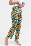 Sunflower Printed Straight Fit Pure Cotton Pant