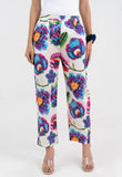 Abstract Floral Printed Pure Cotton Pant