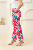 Pink Flower Printed Pure Cotton Pant