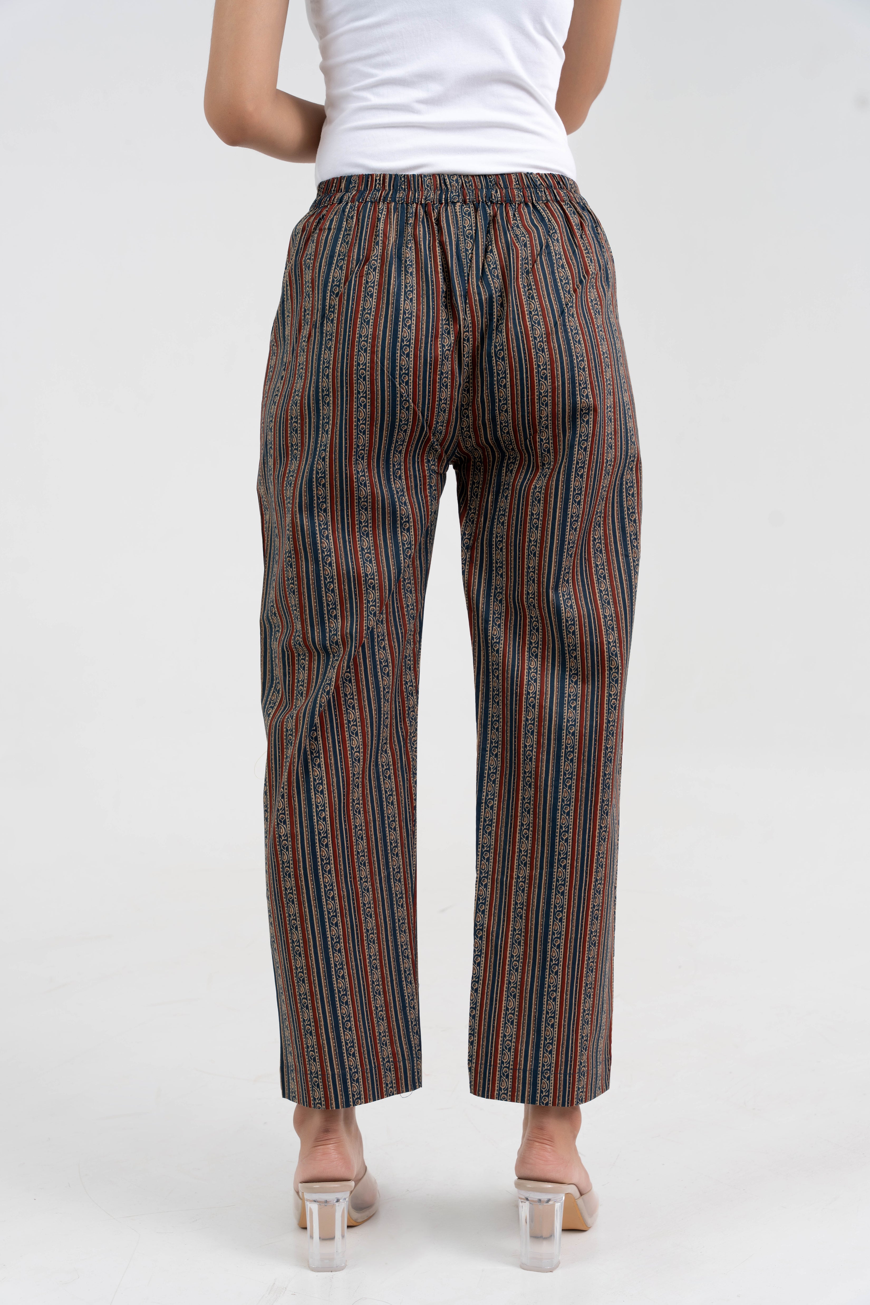 Ajrakh Block Printed Pure Cotton Pant