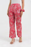 Pink Paisley Printed Pure Cotton Pant