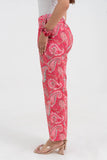 Pink Paisley Printed Pure Cotton Pant